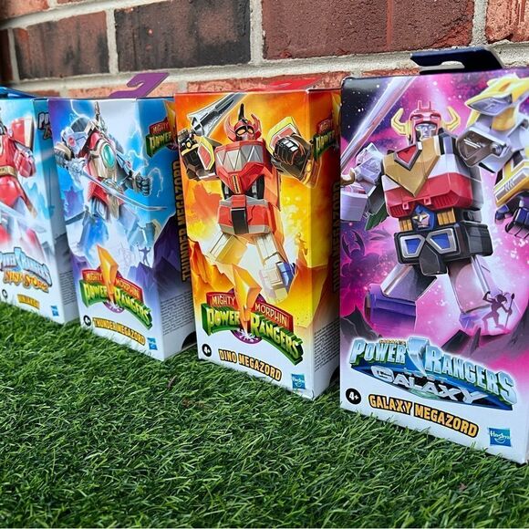 Mighty Morphin Power Rangers Dino Thunder Galaxy Megazord & Ninjakon VHS Style - Picture 3 of 5